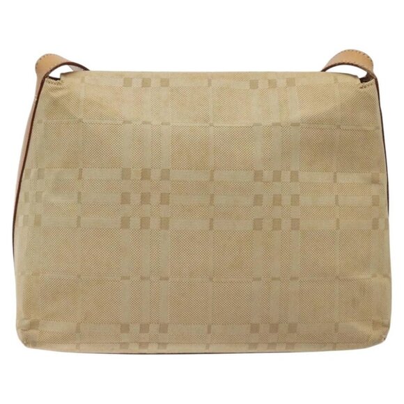 BURBERRY Nova Check Shoulder Bag Canvas Beige - Picture 3 of 16